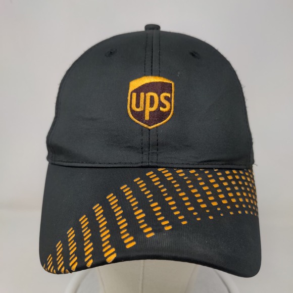 K-Products Men's Strapback Hat Black Size OSFA UPS Employee Uniform - Picture 1 of 11